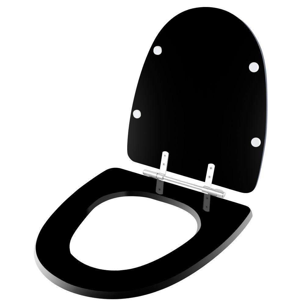 Assento Sanitario Aloha Preto Para Vaso Celite - 2
