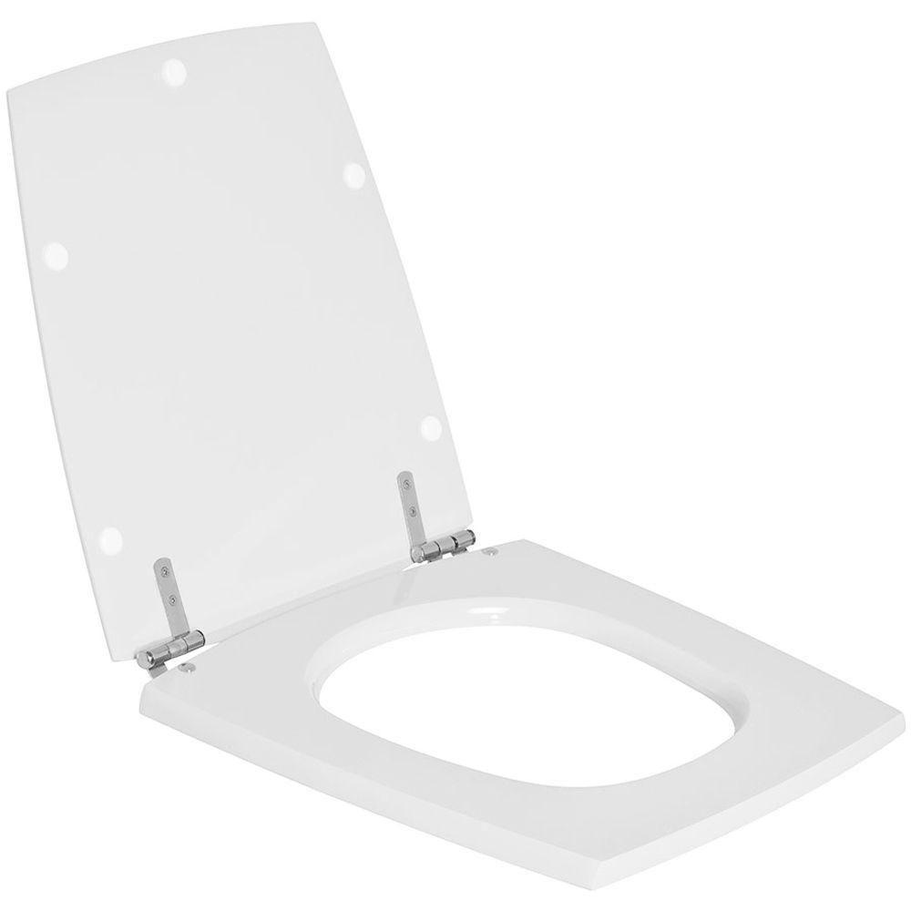 Assento Sanitário Acrílico Nuage Branco Para Vaso Incepa - 2