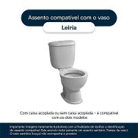 Assento Sanitário Poliéster Soft Close Leiria Branco Para Vaso Luzarte