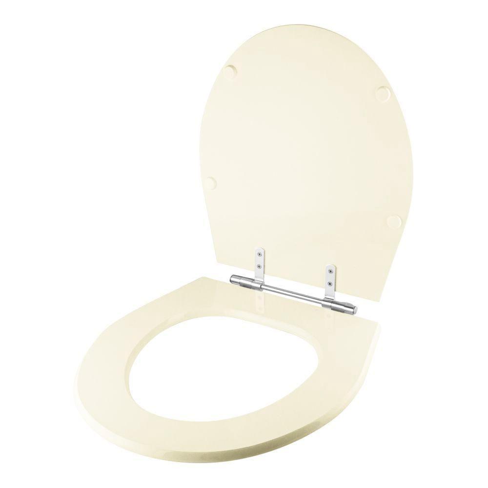 Assento Sanitário Poliester Windsor Creme (bege Claro) Para Vaso Deca - 5