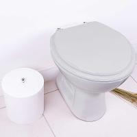 Assento Sanitário Poliester Sabará Cinza Claro Para Vaso Icasa - 6
