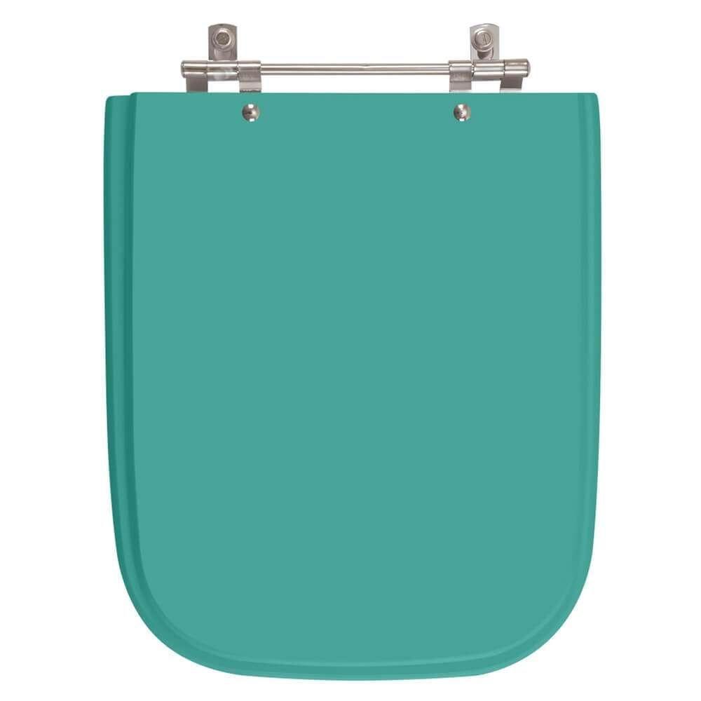Assento Sanitário Poliester Tivoli Verde Aquamarine Para Ideal Standard - 1
