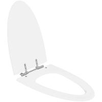 Assento Sanitário Poliester One Piece Branco Para Bacia Deca - 2