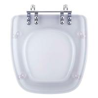 Assento Sanitário Poliester Fit Transparente Para Vaso Celite - 1