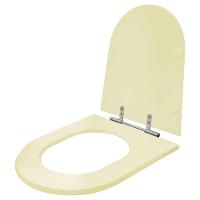 Assento Sanitário Poliester Ezedra Bone (bege Claro) Para Vaso Ideal Standard - 2