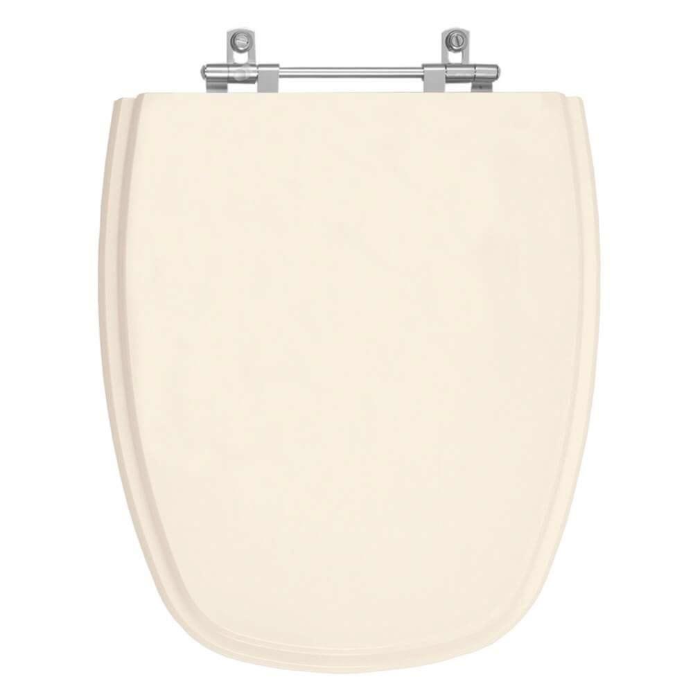 Assento Sanitário Poliester Monte Carlo Amendoa Para Vaso Deca - 1