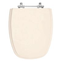 Assento Sanitário Poliester Monte Carlo Amendoa Para Vaso Deca - 1