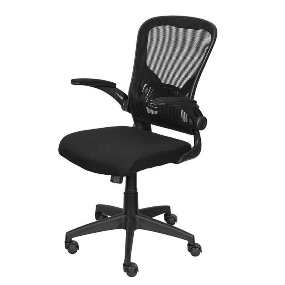 Cadeira Escritório Giratória Nr-17 Diretor Bogotá Or Design Tela Mesh Preta Base Rodízio Nylon Preto - 1