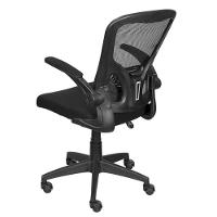 Cadeira Escritório Giratória Nr-17 Diretor Bogotá Or Design Tela Mesh Preta Base Rodízio Nylon Preto - 3