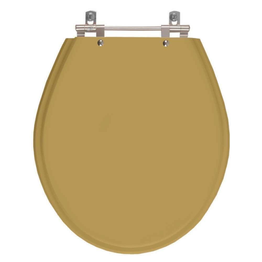 Assento Sanitário Carina Amêndoa Para Vaso Ideal Standard - 1