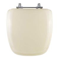 Assento Sanitário Almofadado City Bege Claro Para Vaso Celite - 1