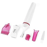 Depilador Elétrico Multifunções Removedor De Pelo 5 Em 1 Axilas Sobrancelhas Virilhas Pernas Branco - 1