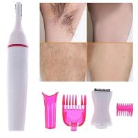 Depilador Elétrico Multifunções Removedor De Pelo 5 Em 1 Axilas Sobrancelhas Virilhas Pernas Branco - 5