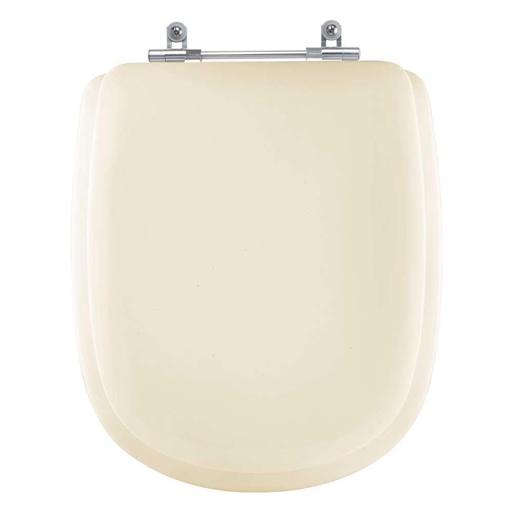 Assento Sanitário Almofadado Paris Bege Claro Para Vaso Ideal Standard - 1