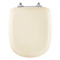 Assento Sanitário Almofadado Paris Bege Claro Para Vaso Ideal Standard - 1