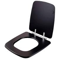 Assento Sanitário Acrílico Boss Matte Black (preto Fosco) Para Vaso Incepa - 2