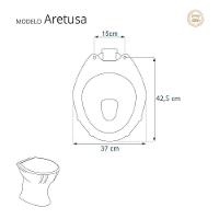 Assento Sanitário Com Fechamento Lento Aretusa Branco Para Vaso Hervy - 5