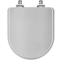 Assento Sanitário Soft Close Oxford Cinza Real Para Vaso Deca - 1