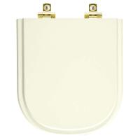 Assento Sanitário Soft Close Etna Palha Para Vaso Icasa Com Ferragem Dourada - 1