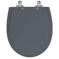 Assento Sanitário Soft Close Polo Cinza Plus Para Vaso Hervy - 1