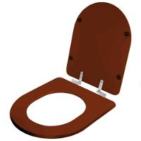 Assento Sanitário Soft Close Carrara Caramelo Para Vaso Deca - 3