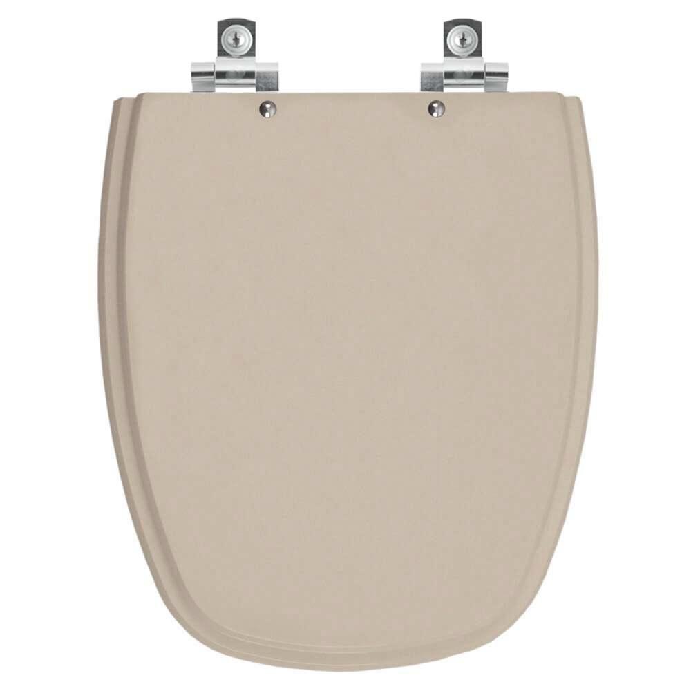 Assento Sanitário Soft Close Monte Carlo Bege Saara Para Vaso Deca - 1