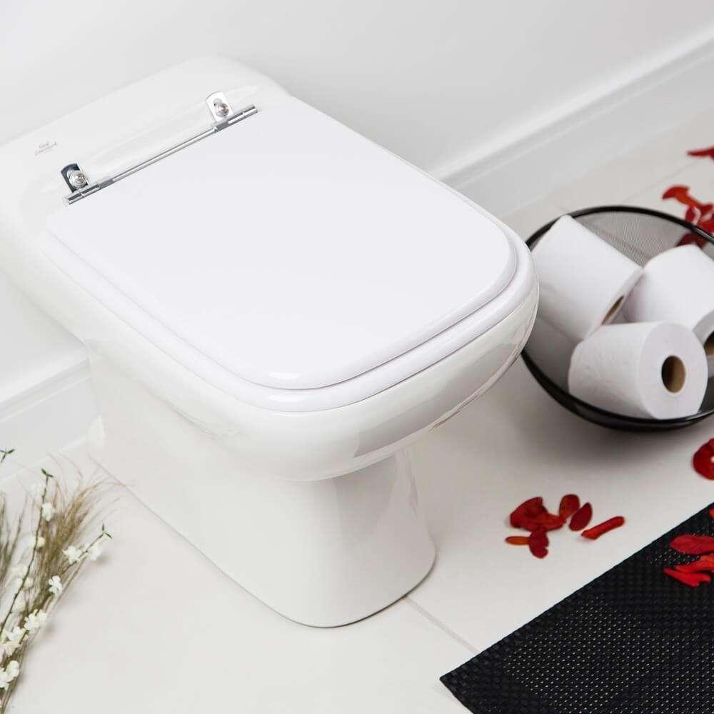 Assento Sanitário Poliéster Tivoli Branco Para Vaso Ideal Standard - 6