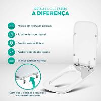 Assento Sanitário Poliéster Tivoli Branco Para Vaso Ideal Standard - 7