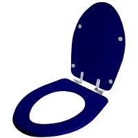 Assento Sanitário Soft Close Absolute Cobalto Para Vaso Ideal Standard