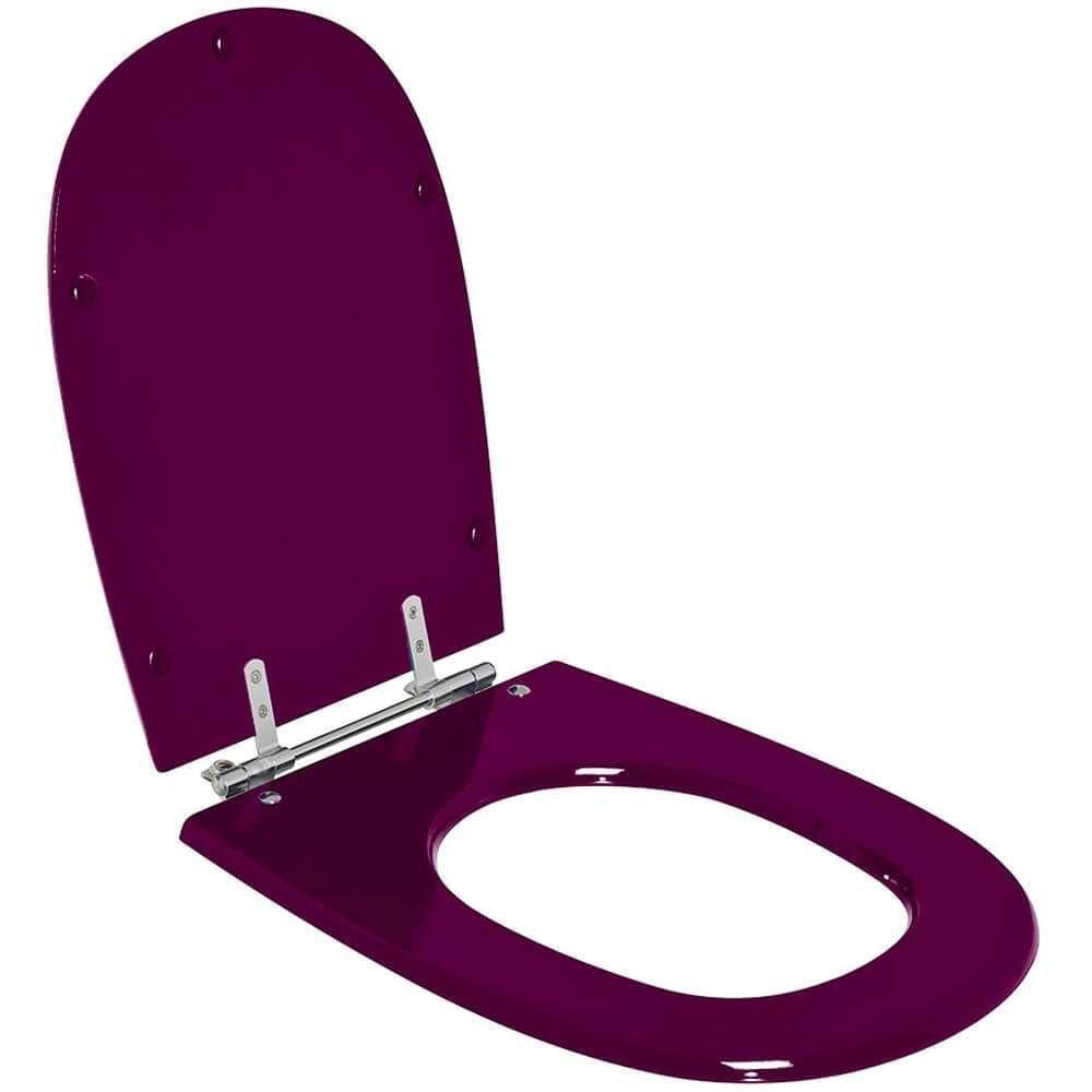 Assento Sanitário Paris Ametista (roxo) Para Vaso Ideal Standard - 5