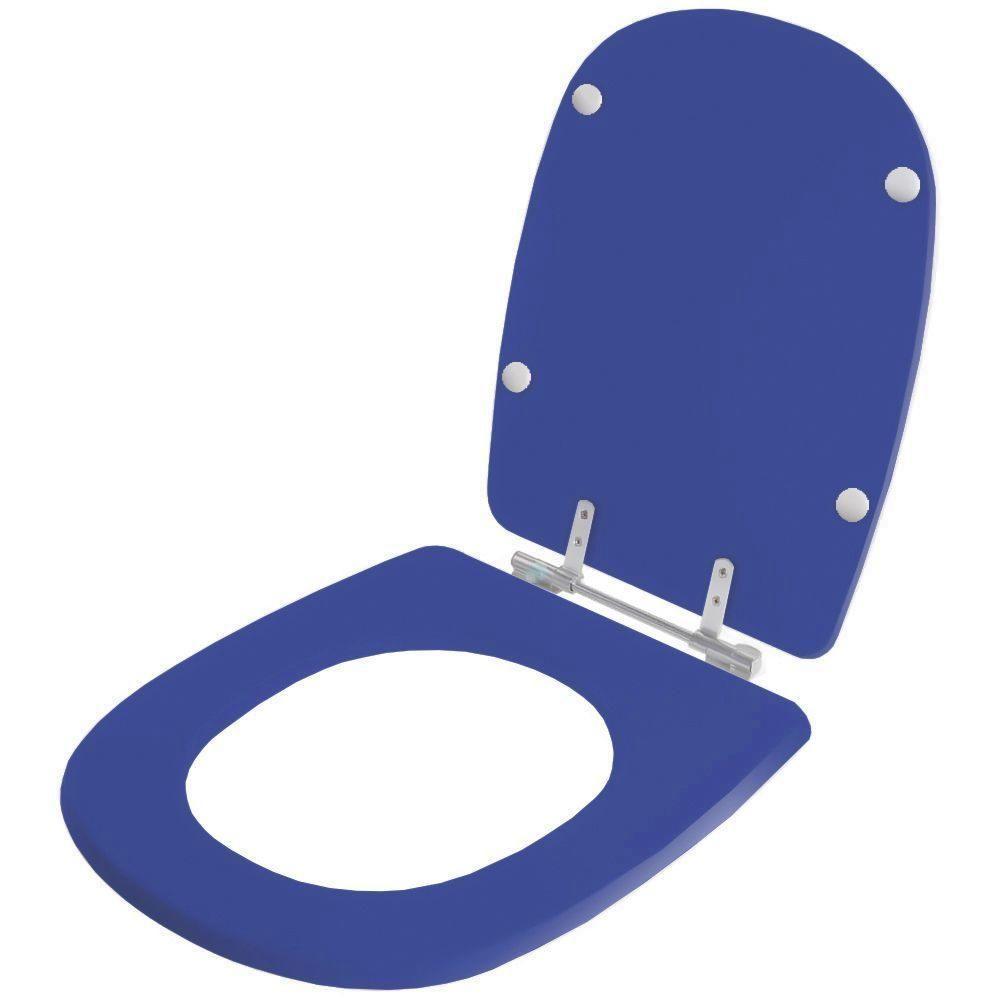 Assento Sanitário Sabatini Azul Para Vaso Icasa - 2