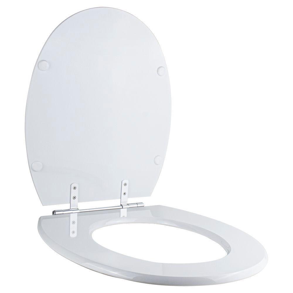 Assento Sanitário Poliéster Spot Branco Para Vaso Deca 1.6gpf 6lpf - 4