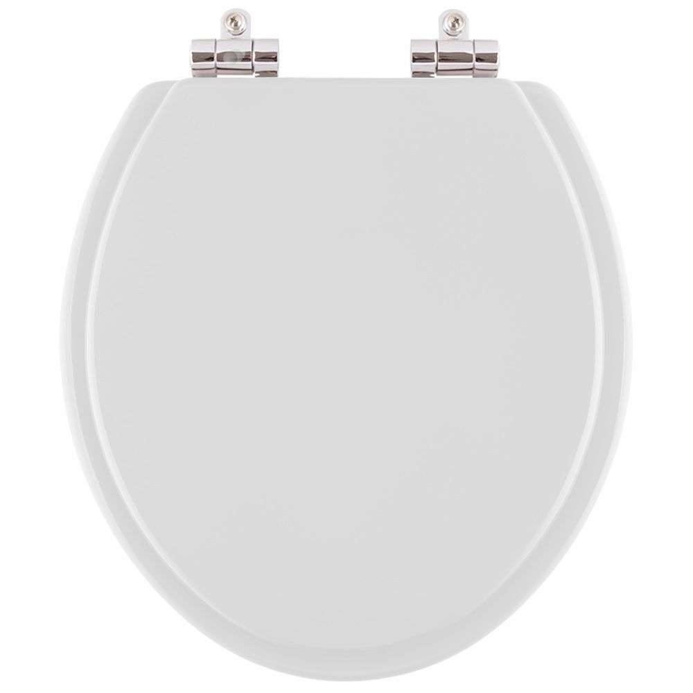 Assento Sanitário Poliéster Soft Close Iris Cinza Claro Para Vaso Mari - 1