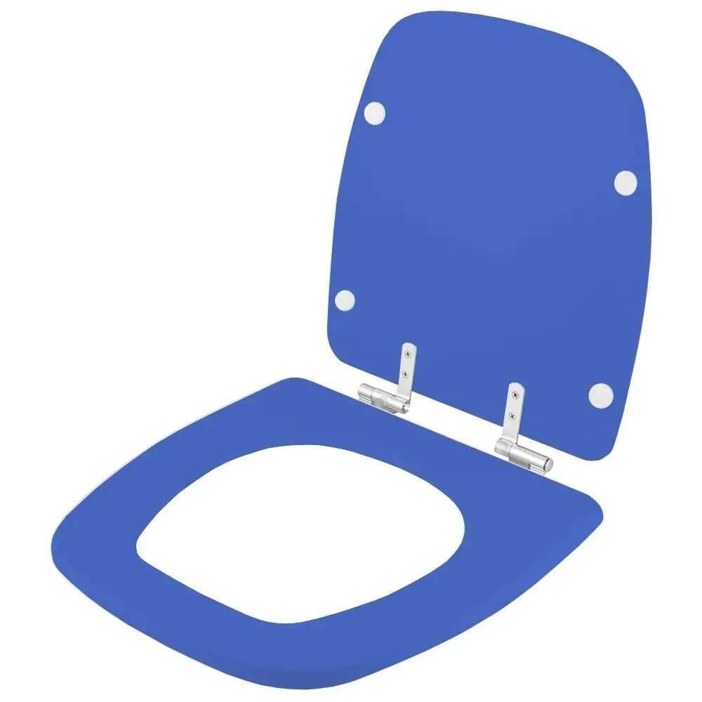 Assento Sanitário Soft Close Fit Azul Para Vaso Celite - 2