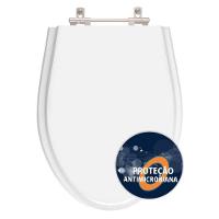 Assento Sanitário Poliester Antimicrobiano Victoria Branco Para Vaso American Standard - 1