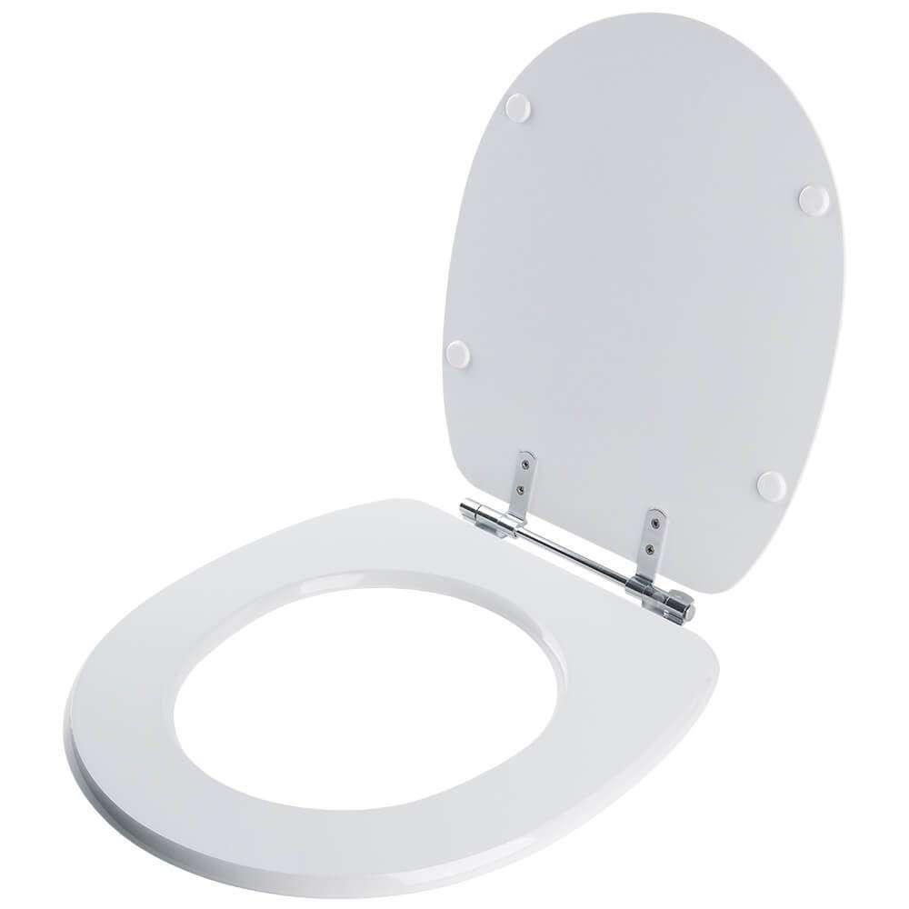 Assento Sanitário Poliester Antibacteriano Village Branco Para Vaso Deca - 2