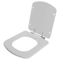 Tampa De Vaso Bali Cinza Platina Para Bacia Incepa 6lpf - 2