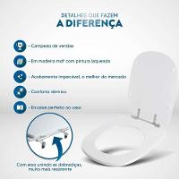 Tampa De Vaso Paris Bone (bege Claro) Para Louça Ideal Standard - 6