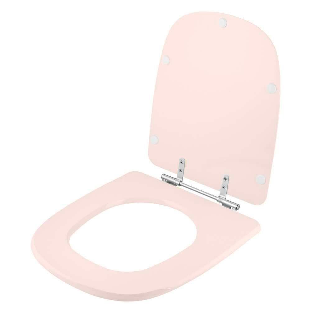 Assento Sanitário Ibiza Pêssego - Rosa Shell Para Vaso Incepa - 6