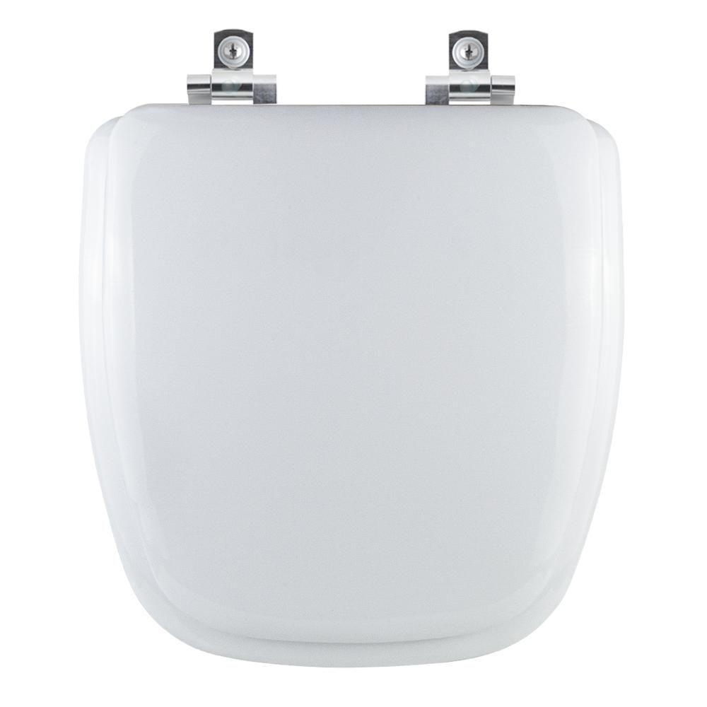 Tampa De Vaso Almofadado Soft Close Flex Branco Para Bacia Deca - 1