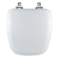 Tampa De Vaso Almofadado Soft Close Flex Branco Para Bacia Deca - 1