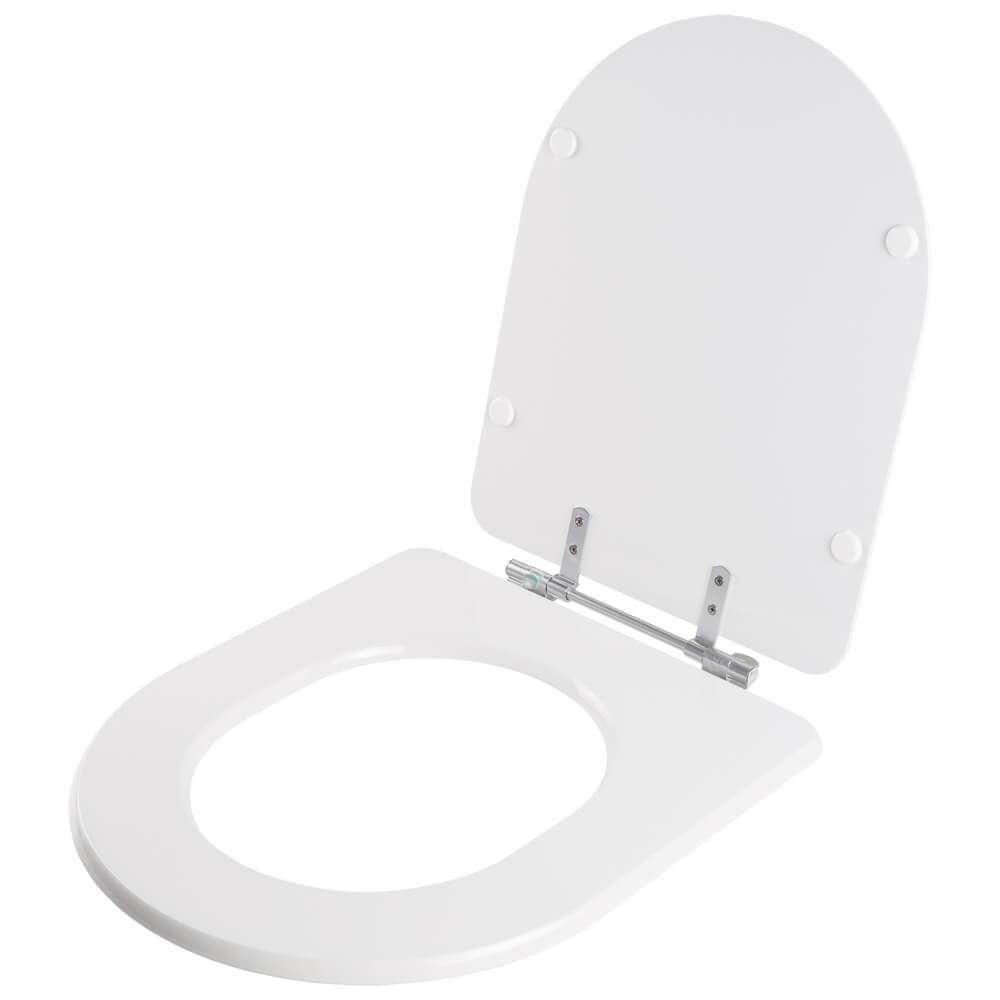 Tampa De Vaso Poliéster Duomo Plus Branco Para Bacia Deca 1.6gpf 6lpf - 2