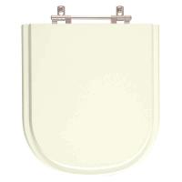 Tampa De Privada Em Mdf Loren Luna Bege Claro Para Bacia Lorenzetti - 1