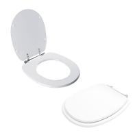 Assento Sanitário Tampa De Vaso Branco Resina Poliester Fast Para Bacia Deca - 2