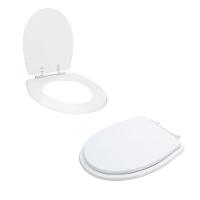 Assento Sanitário Tampa De Vaso Branco Resina Poliester Laura Para Bacia Roca - 2