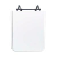 Assento Sanitário Tampa De Vaso Branco Mdf Laqueado Square Para Bacia Incepa - 1