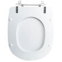Assento Sanitário Tampa De Vaso Branco Mdf Laqueado Paris Para Bacia Ideal Standard - 5