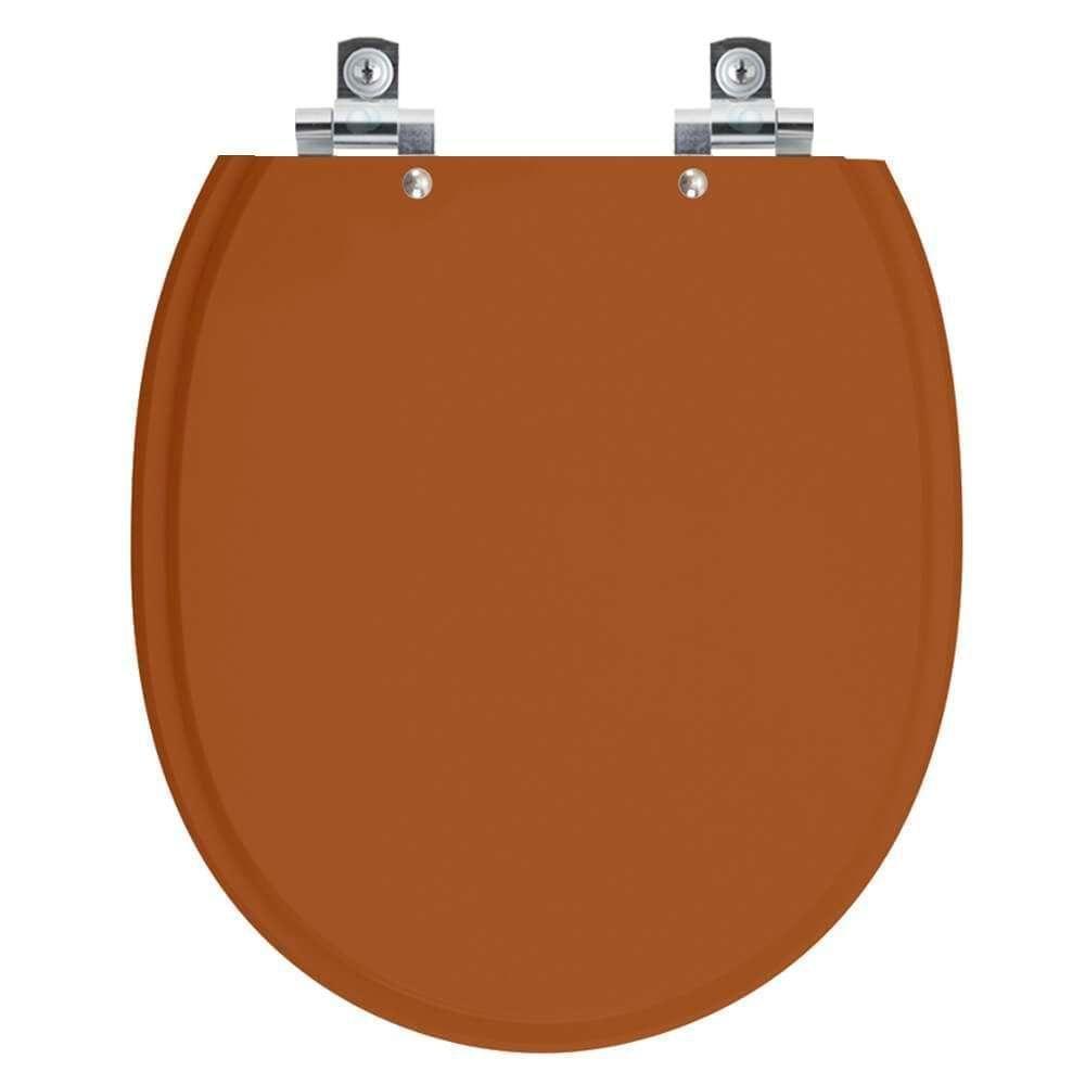 Assento Sanitário Soft Close Village Caramelo Para Vaso Deca - 1