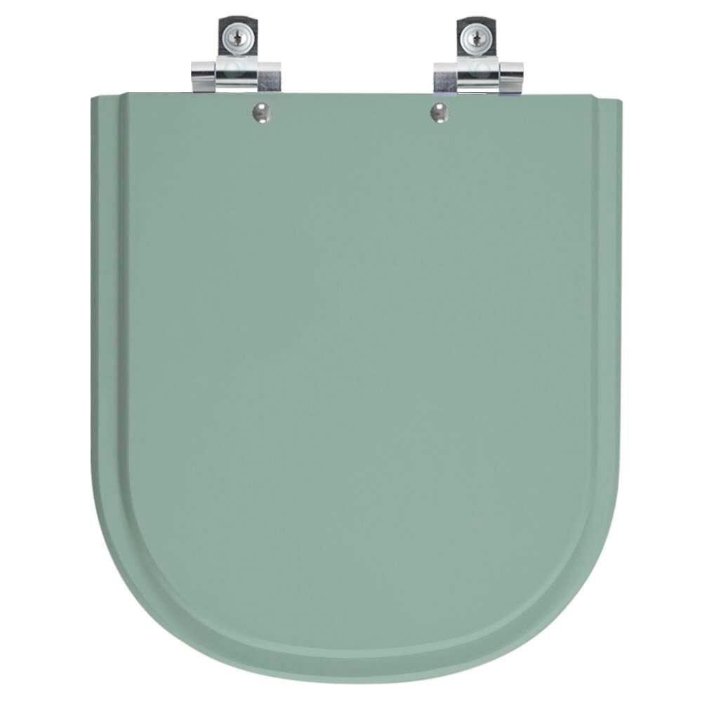 Assento Sanitário Soft Close Square Verde Claro Para Vaso Sanitex - 1