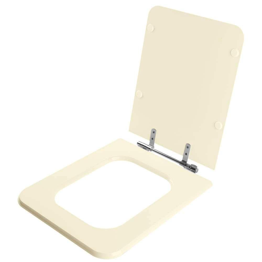 Assento Sanitário Square Rosa Shell Pêssego Para Louça Incepa Laufen - 2